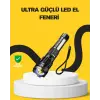 Güçlü LED El Feneri Şarj Edilebilir Çok Modlu