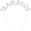 Gümüş Kaplama Kristal Taşlı Team Bride Taç
