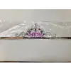 Gümüş Renk Prenses Yazılı Parti Tacı 60 Cm Bx40