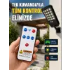 Güneş Enerjili LED Duvar ve Direk Lambası Suya Dayanıklı Akıllı Aydınlatma