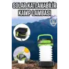 Güneş Enerjili Led Lamba Kamp Lambası Katlanabilir Lamba USB Şarjlı