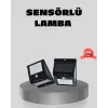 Güneş Enerjili Sensörlü Dış Mekan Duvar Lambası – 3 Modlu, 2200mAh Pil, 120° Algılama