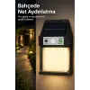 Güneş Enerjili Sensörlü Solar Aplik Dış Mekan Kapı Bahçe Balkon Garaj Duvar Işığı