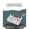 Gürültü Engelleme Özellikli Canlı Yayın Ses Kartı