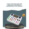Gürültü Engelleme Özellikli Canlı Yayın Ses Kartı