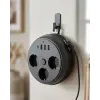 Güvenli Çoklu Priz 3 Priz 3 USB 1 Type C Termal Koruma Uzun Kablo