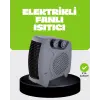 Güvenli Elektrikli Fanlı Isıtıcı Termostatlı Hızlı Isıtma