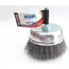HA11147 Pimli Gri Tel Çanak Fırça 65 mm