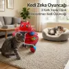 Hacıyatmaz Kedi Oyuncağı 3 Katlı Toplu Zeka Oyuncağı 20x21 cm – Devrilmez Interaktif  Oyuncağı