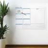 Haftalık Planlayıcı Manyetik Duvar Stickerı Takvim 56 cm x 70 cm
