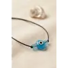 Handmade Bohem Açık Mavi Nazar Kolye