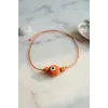 Handmade Bohem Turuncu Nazar Kolye