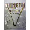 Happy Birthday To You Flama Bayrak Süs Bx40