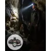 Hareket Sensörlü Şarj Edilebilir Kafa Lambası LCD Göstergeli