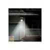 Solar 48 LED Bahçe Lambası - Geniş Açılı Panel - Duvara Monte