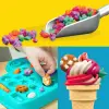 Hasbro Play-Doh Gökkuşağı Girdaplı Dondurma Oyun Seti G0028