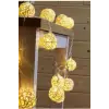 Hasır Toplar Led Işık 2 metre GÜN IŞIĞI Dekor Lambası