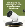 HDMI ve USB Girişli Uzun Ömürlü Ampullü Projeksiyon