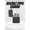 Hediyelik Zarif Model Siyah Benzinli Çakmak