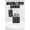 Hediyelik Zarif Model Siyah Benzinli Çakmak