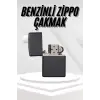 Hediyelik Zarif Model Siyah Benzinli Çakmak