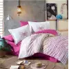 Hobby Kingsize Poplin Nevresim Eldora Fuşya