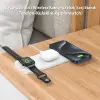 HOCO CQ5 3in1 Wireless Kablosuz Hızlı Şarj Standı (Telefon-Kulaklık-Apple watch)-(5775)