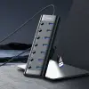 Hoco HB40 7xUSB 2.0 Anahtarlı USB Hızlı Şarj ve Veri Okuyucu-(5775)