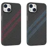 Hoco iPhone 14 Plus 6.7 Kılıf Kevlar Texture Darbe Emici Telefon Kılıfı-(5775)