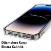 Hoco iPhone 15 Pro Max Anti-Fall Darbe Önleyici Airbag Manyetik Magsafe Silikon Kılıf-(5775)