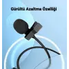 HOCO L14 iPhone Lightning Kablolu Profesyonel Yayıncı Yaka Mikrofonu 2mt-(5775)