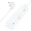 HOCO NS2 3lü Priz 3 USB 4000W 1.8 Metre Şarj Uzatma Kablosu Akım Korumalı-(5775)