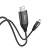 HOCO UA16 Type-C to HDMI 4K 30hz Ses ve Görüntü Aktarma Kablosu-(5775)
