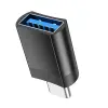 HOCO UA17 Erkek Type-C to Dişi USB Dönüştürücü Çevirici Adaptör-(5775)