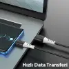 HOCO X82 Type-C to USB 3A Hızlı Silikon Data ve Şarj Kablosu-(5775)