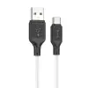 HOCO X90 USB to Type-C 3A Silikon Hızlı Şarj ve Data Kablosu-(5775)