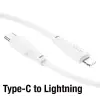 HOCO X93 Force 20W Type-C to iPhone Lightning-C Ultra Hızlı Şarj ve Data Kablosu-(5775)