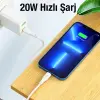 HOCO X93 Force 20W Type-C to iPhone Lightning-C Ultra Hızlı Şarj ve Data Kablosu-(5775)