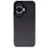Huawei Nova 12s Kılıf Auto Focus Karbon Kapak - Siyah