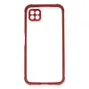 Huawei P40 Lite Kılıf Miami Şeffaf  - Fuşya