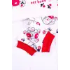 Hungry Desenli Kız Çuk Pijama Takımı