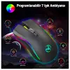 HXSJ A869 7200DPI Ayarlanabilir RGB Işık Gaming Oyuncu Mouse-(5775)