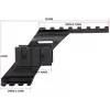İçin   Polimer Naylon  Fener, Lazer  Üst Ray  22mm