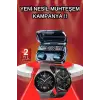 İkili Set Akıllı Saat Ve Bluetooth Kulaklık Kablosuz Uzun Pil Ömrü Spor Modları