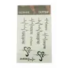 İmzalı Tattoo Dövme Sticker
