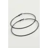 İnce Boru Metal Halka Küpe 8-9-10 cm