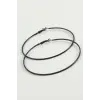 İnce Boru Metal Halka Küpe 8-9-10 cm