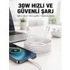 İOS Uyumlu 8 X Xs Xr 11 12 13 14/Pro Max Mini Plus Şarj Kablosu Yeni Nesil
