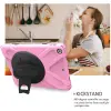 İpad Pro 10.5 3 Katmanlı Standlı Zırh Kılıf/Shockproof Case-(5775)