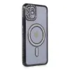 İphone 11 Kılıf Joke Simli Magneticsafe Kılıf - Siyah